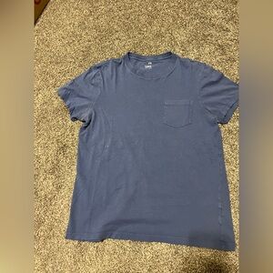 Men's JCrew Blue Crew Neck T-Shirt